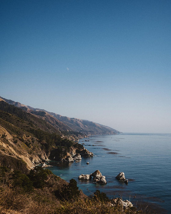 California cliffs by Aksels Roberts Zirnis