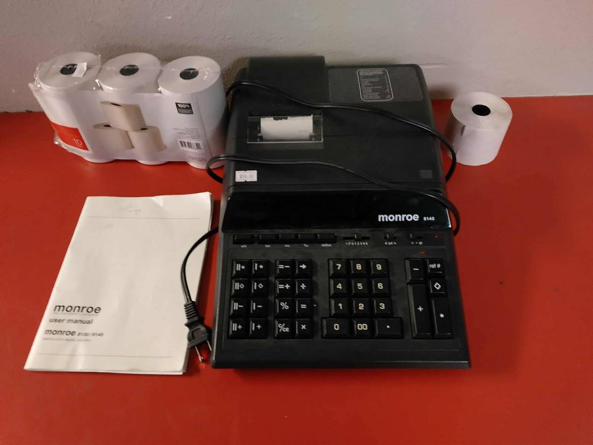 Monroe 8145 - 14 Digit Calculator Heavy Duty Calculator (USED)