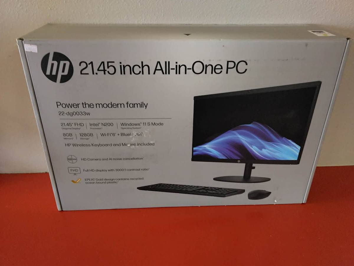 HP All-In-One Desktop Computer 22-DG0033w