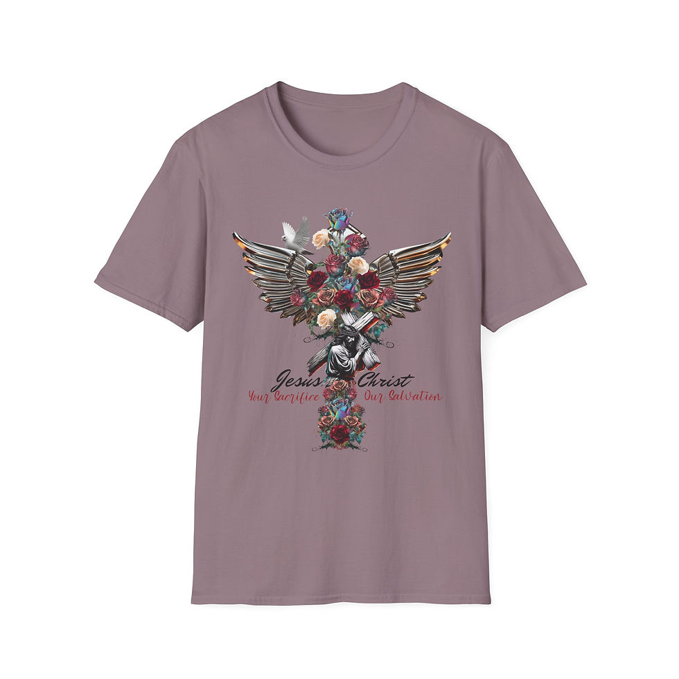 Thumbnail: "Jesus Christ: Your Sacrifice, Our Salvation" Softstyle T-shirt