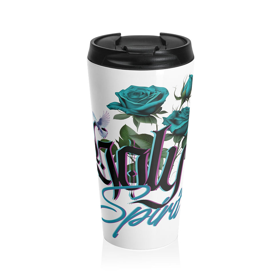 "Holy Spirit" Stainless Steel Travel Mug