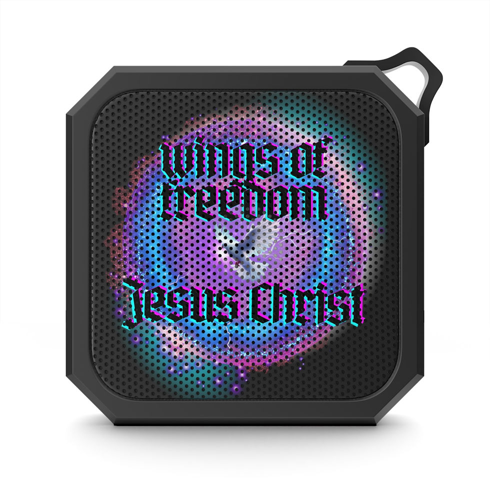 "Wings of Freedom-Jesus Christ" Outdoor Bluetooth Speaker