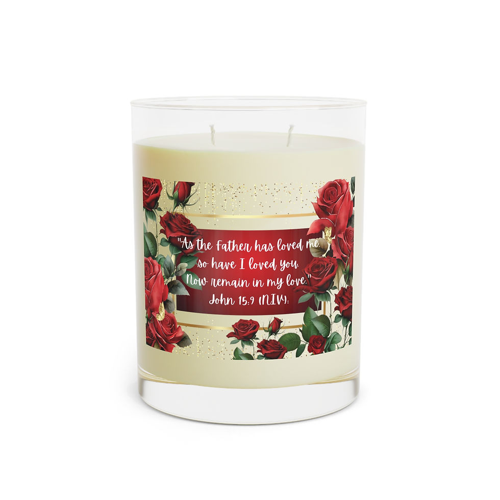 Thumbnail: “As My Father Has Loved Me” Scented Candle – Full Glass, 11oz