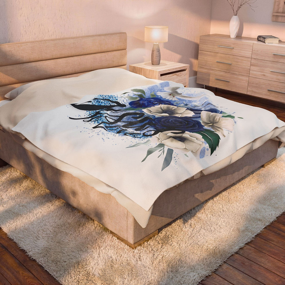 Thumbnail: "Jesus Is Love" Velveteen Plush Blanket