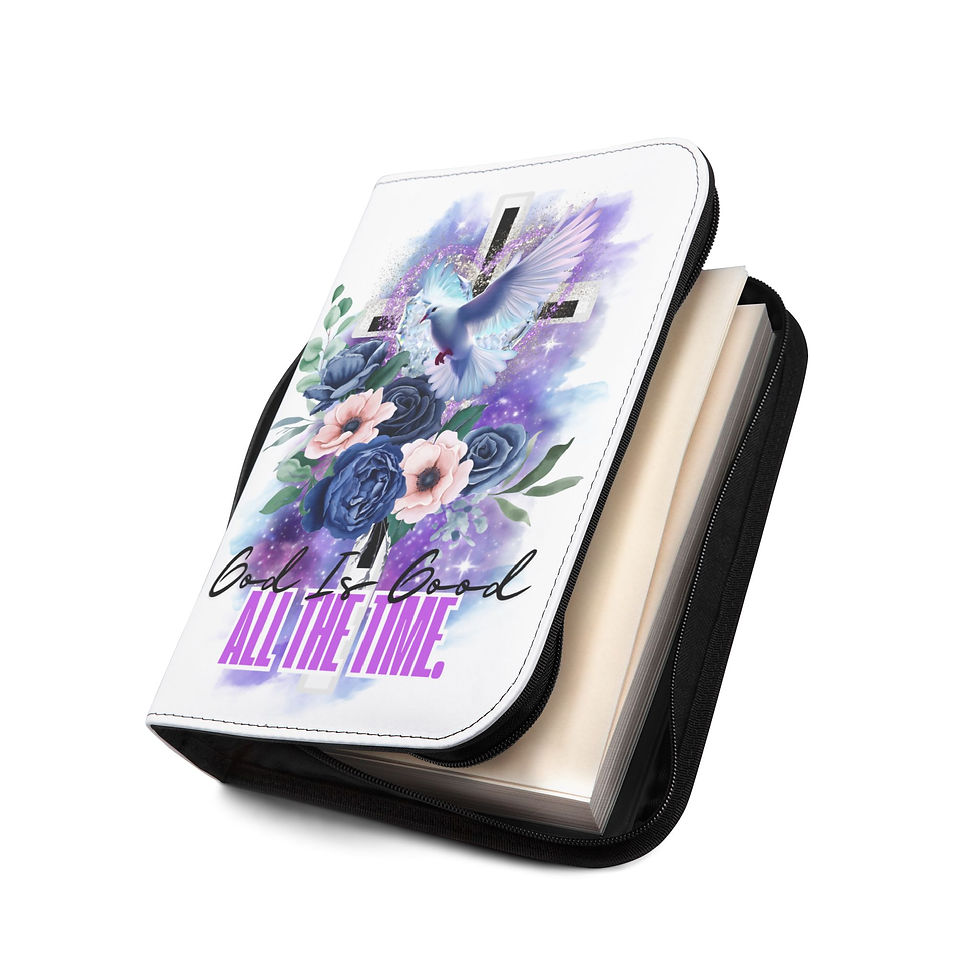 Thumbnail: "God Is Good All The Time" Bible Cover