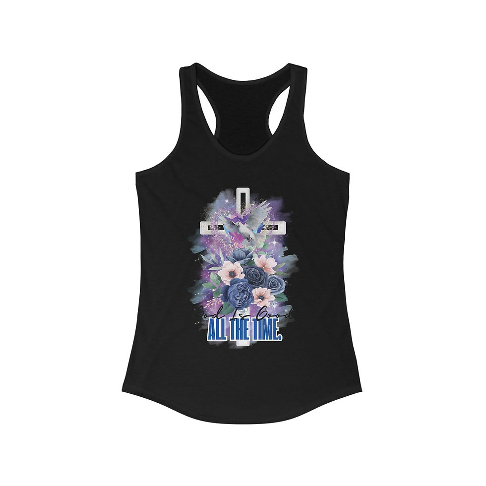 Thumbnail: "God Is Good All The Time" Racerback Style