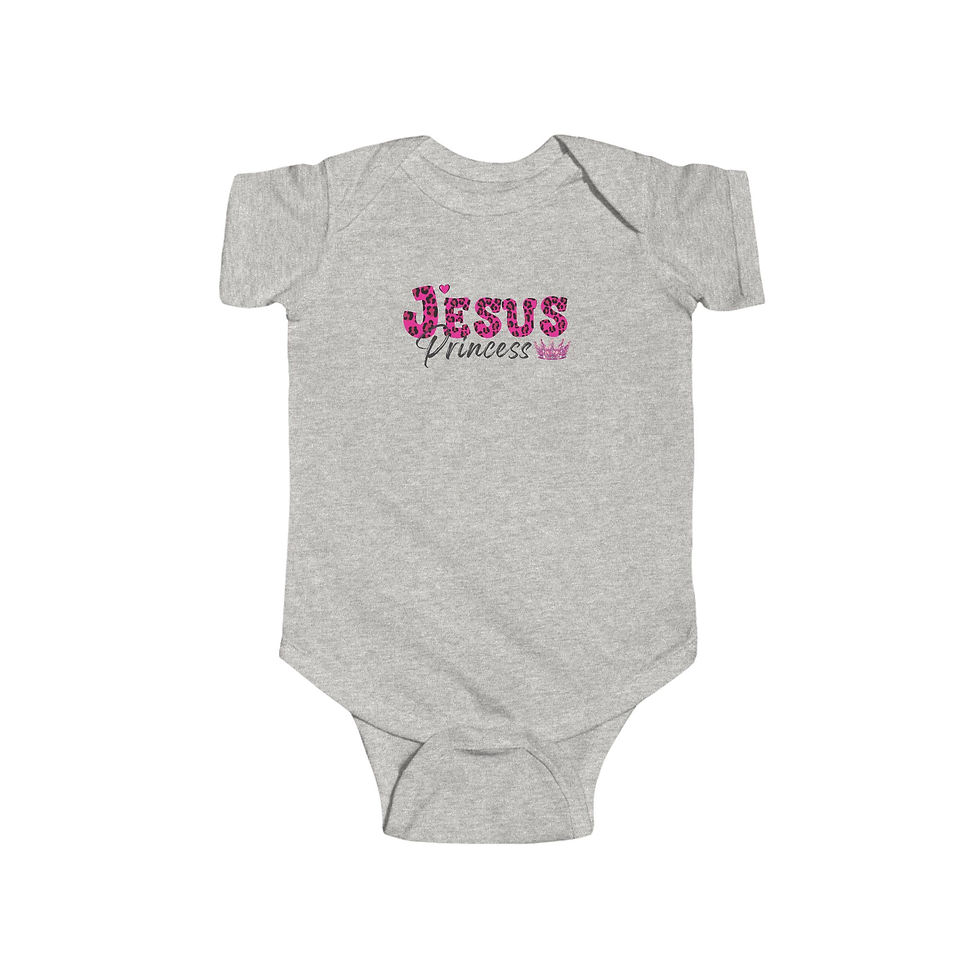 Thumbnail: "Jesus Princess" Infant Fine Jersey Bodysuit
