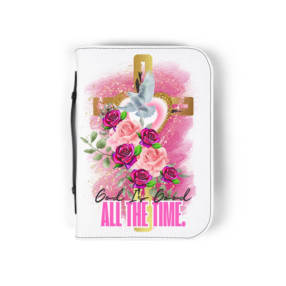 Thumbnail: "God Is Good All The Time" Bible Cover