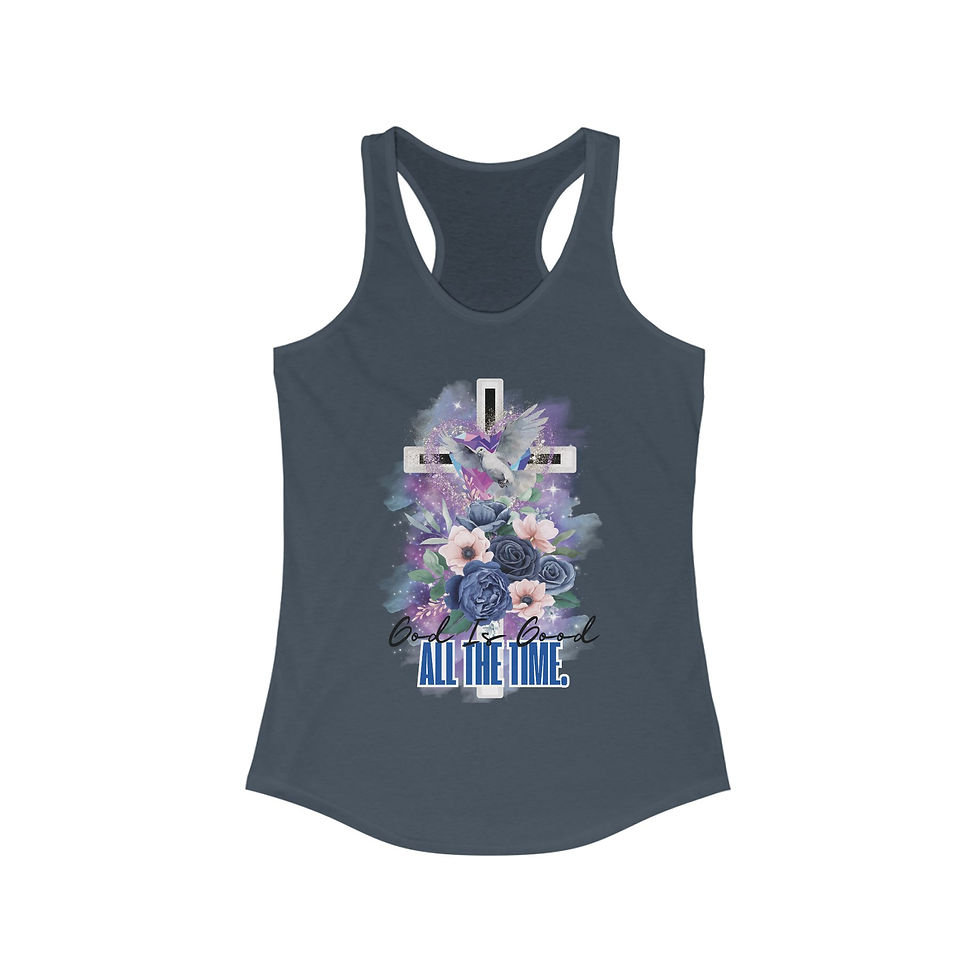 Thumbnail: "God Is Good All The Time" Racerback Style