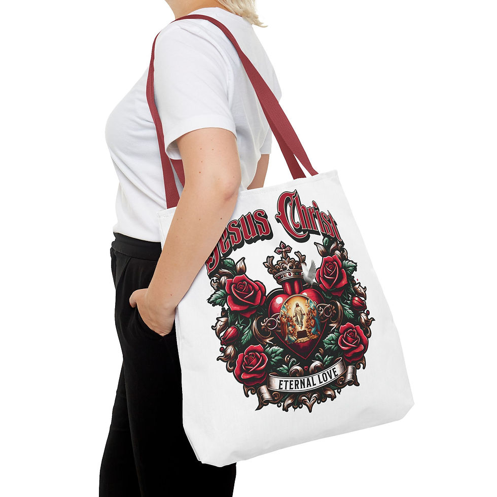 Thumbnail:  "Jesus Christ: Eternal Love" - Tote Bag
