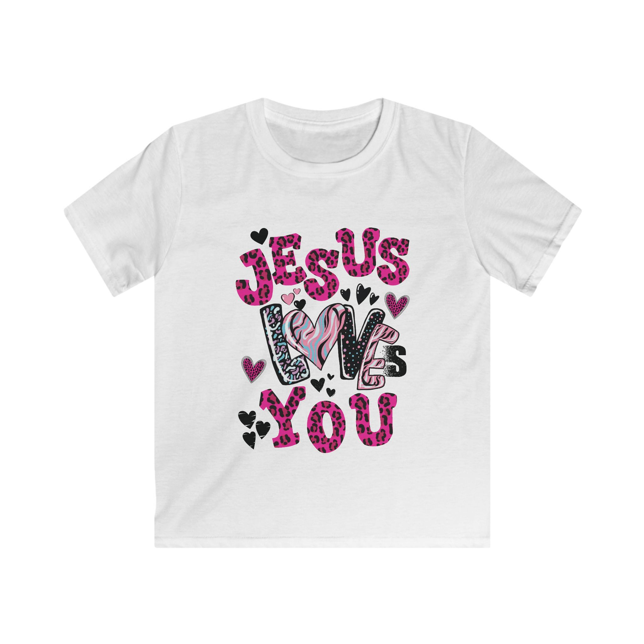 "Jesus Loves You" Kids Softstyle Tee
