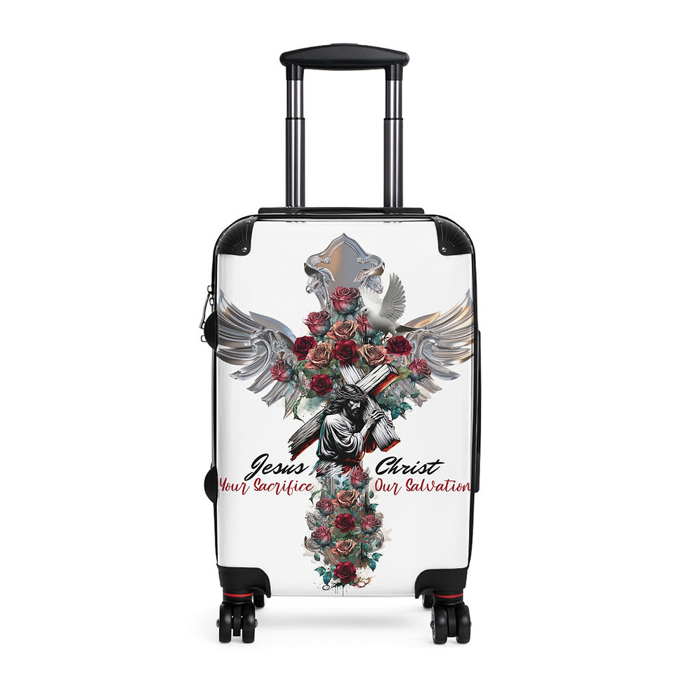 Thumbnail: "Jesus Christ: Your Sacrifice, Our Salvation" Suitcases