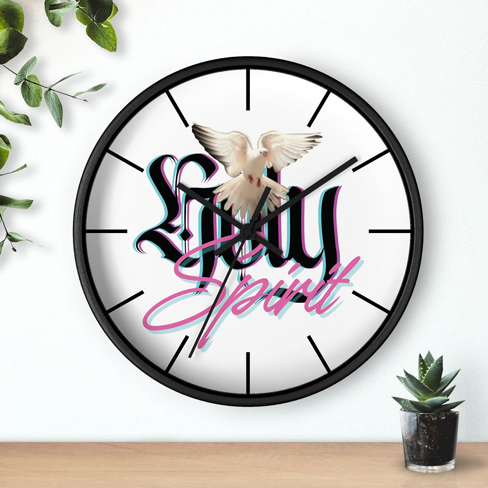 Thumbnail: "Holy Spirit" Wall Clock