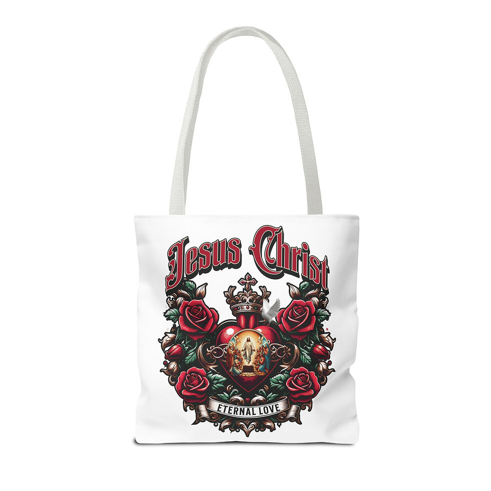 Thumbnail:  "Jesus Christ: Eternal Love" - Tote Bag