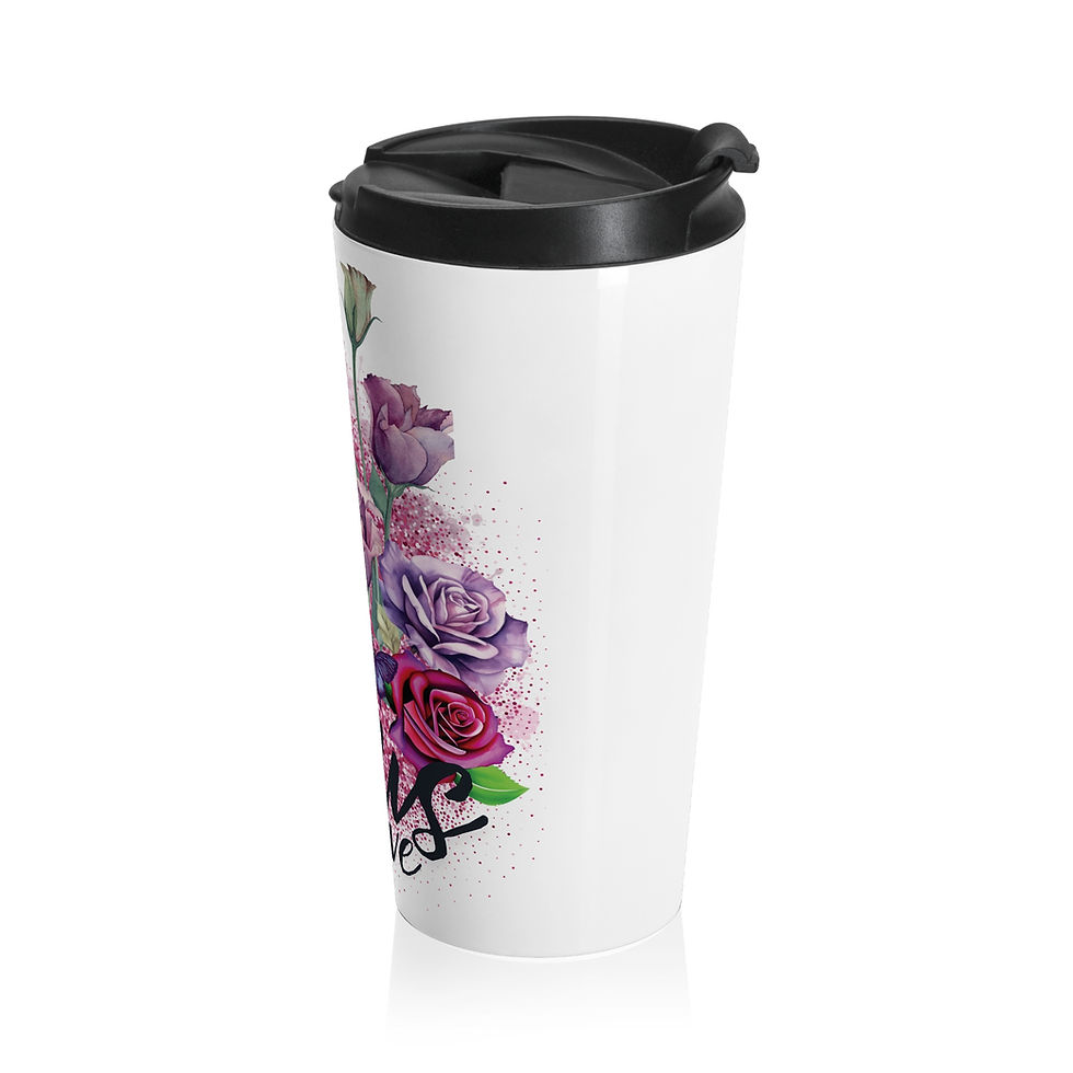 Thumbnail: "Jesus Is Love" Stainless Steel Travel Mug