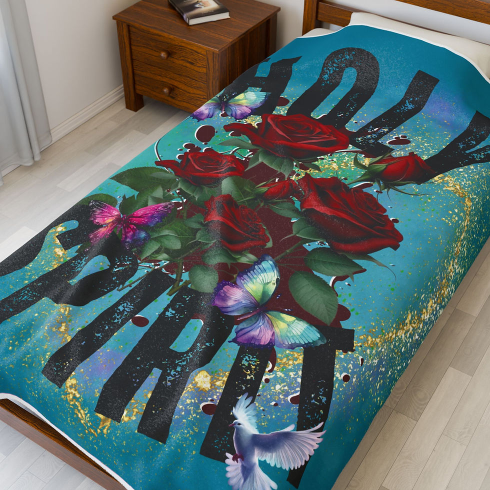 Thumbnail: "Holy Spirit" Velveteen Plush Blanket