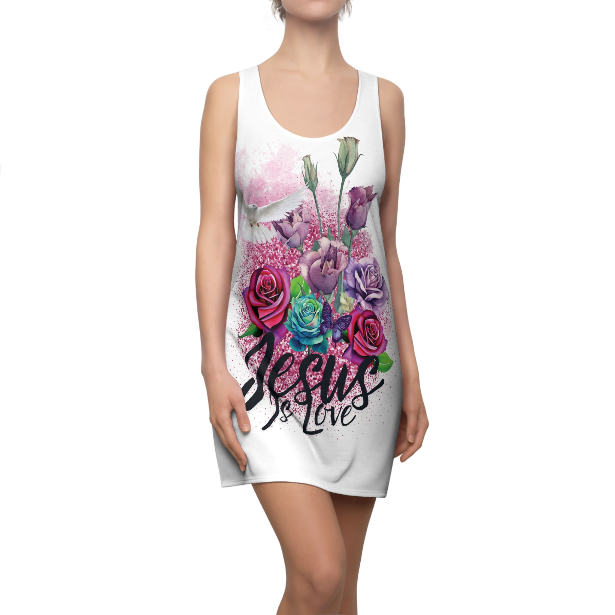 "Jesus Is Love" Racerback Dress