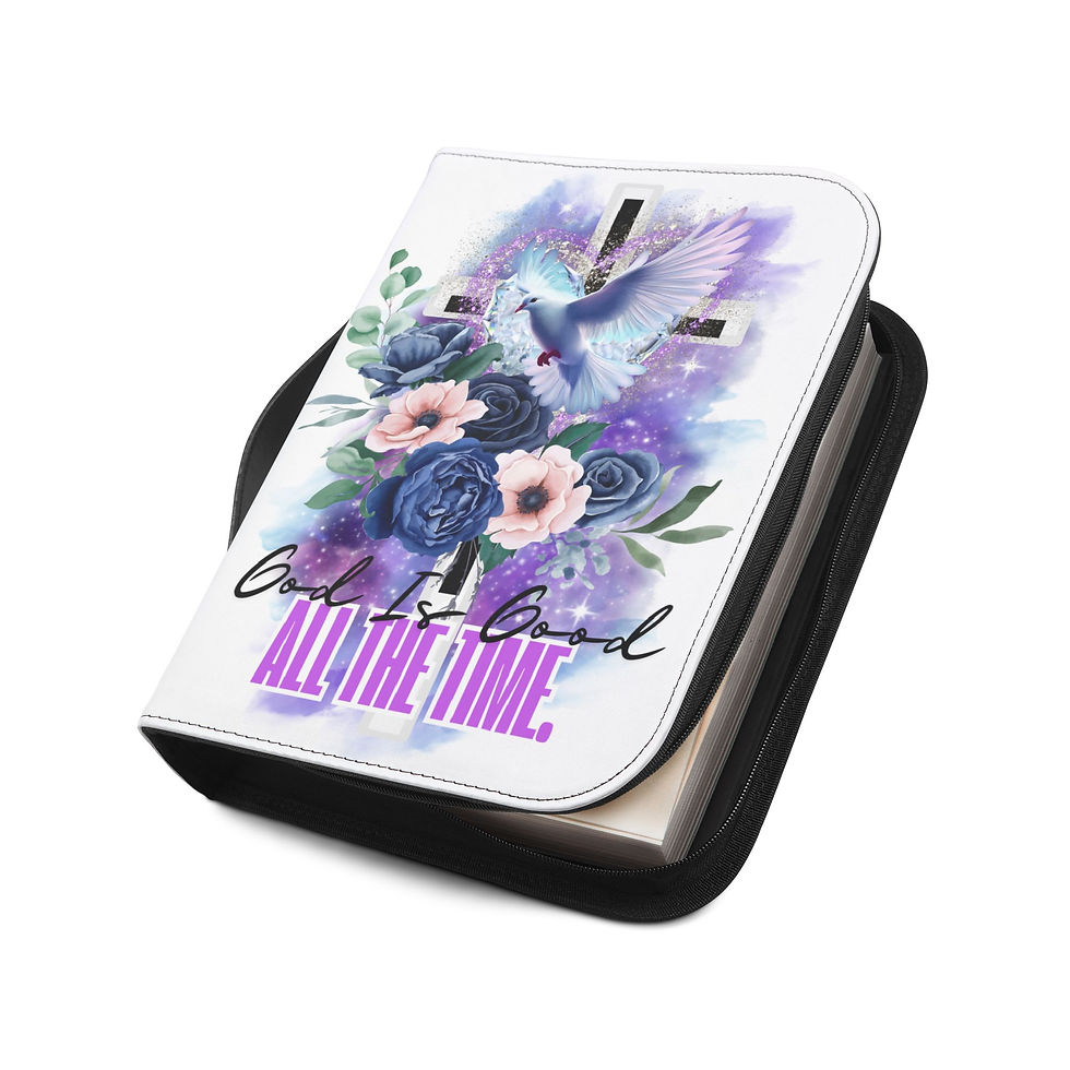 Thumbnail: "God Is Good All The Time" Bible Cover