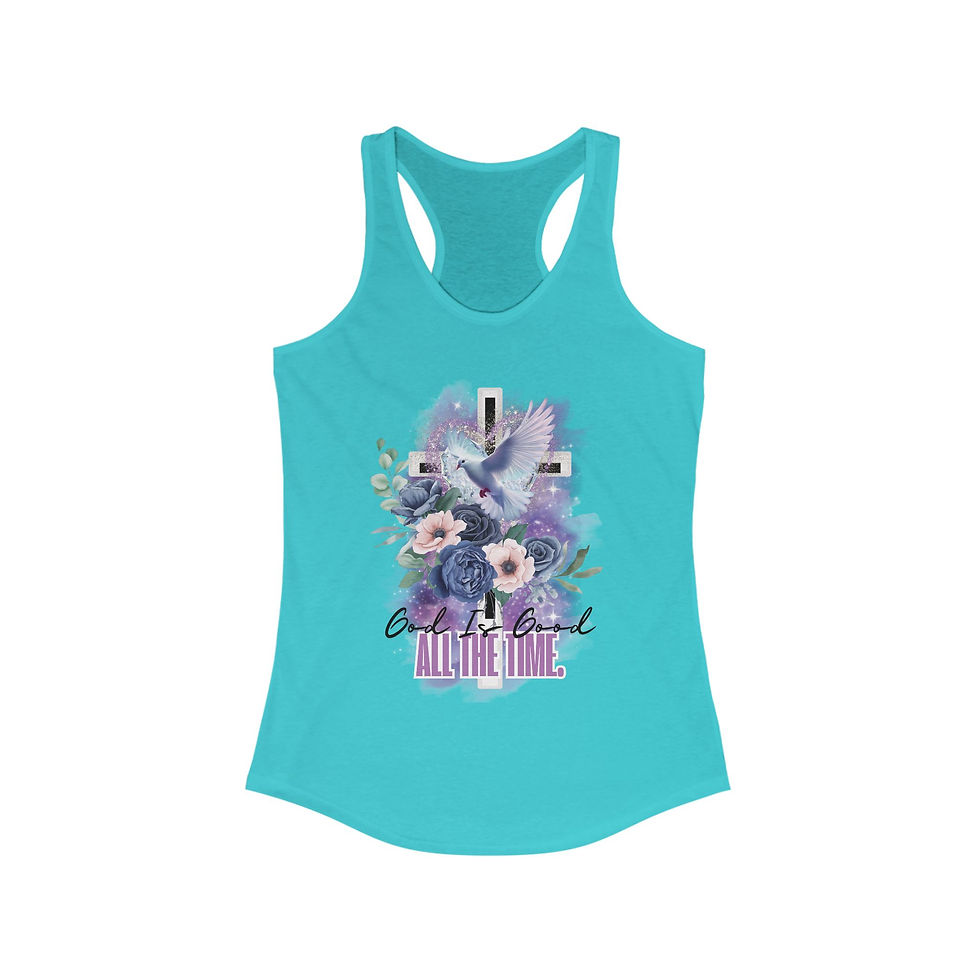 Thumbnail: "God Is Good All The Time" Racerback Style