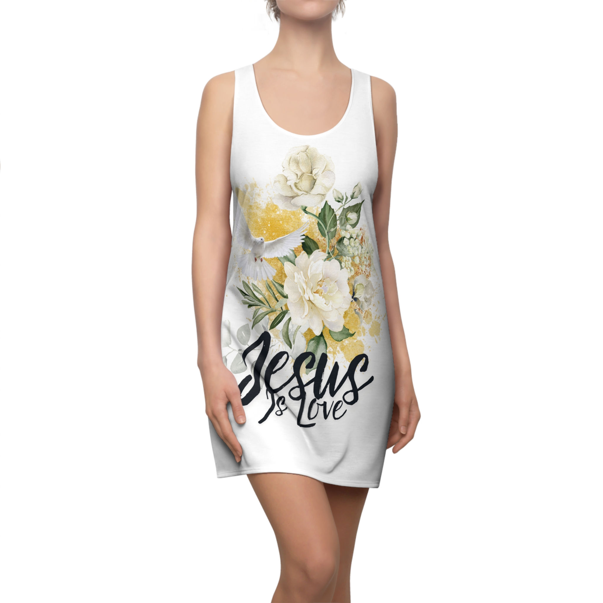 "Jesus Is Love" Racerback Dress