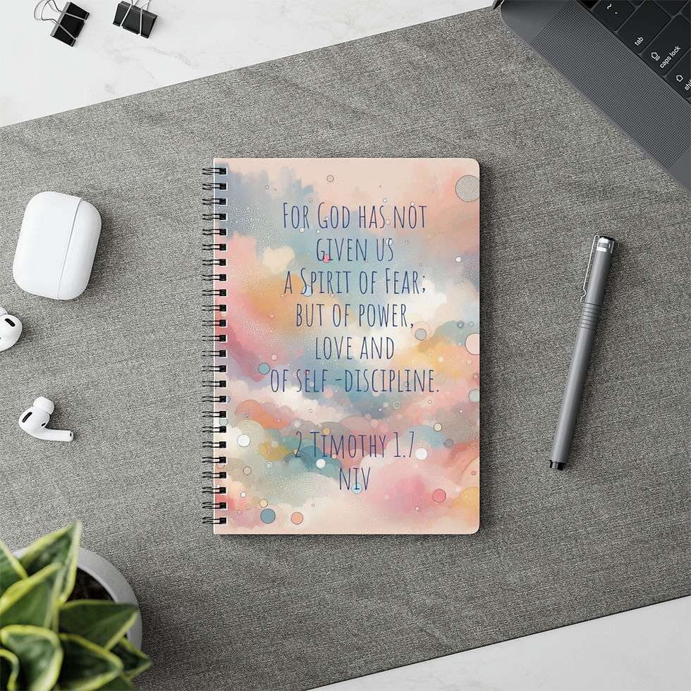 Thumbnail: "For God has not given us a spirit of fear, but of power and of love"