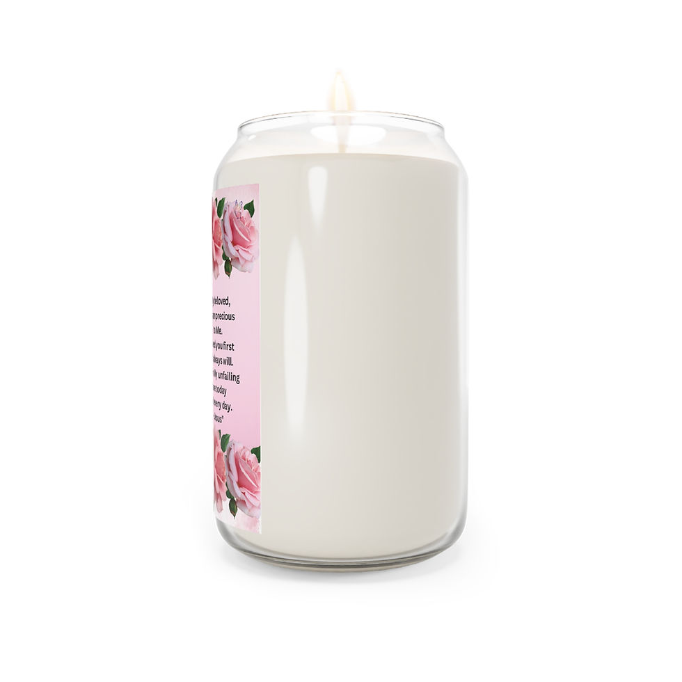 Thumbnail: "My Beloved You Are Precious to Me" Scented Candle, 13.75 oz