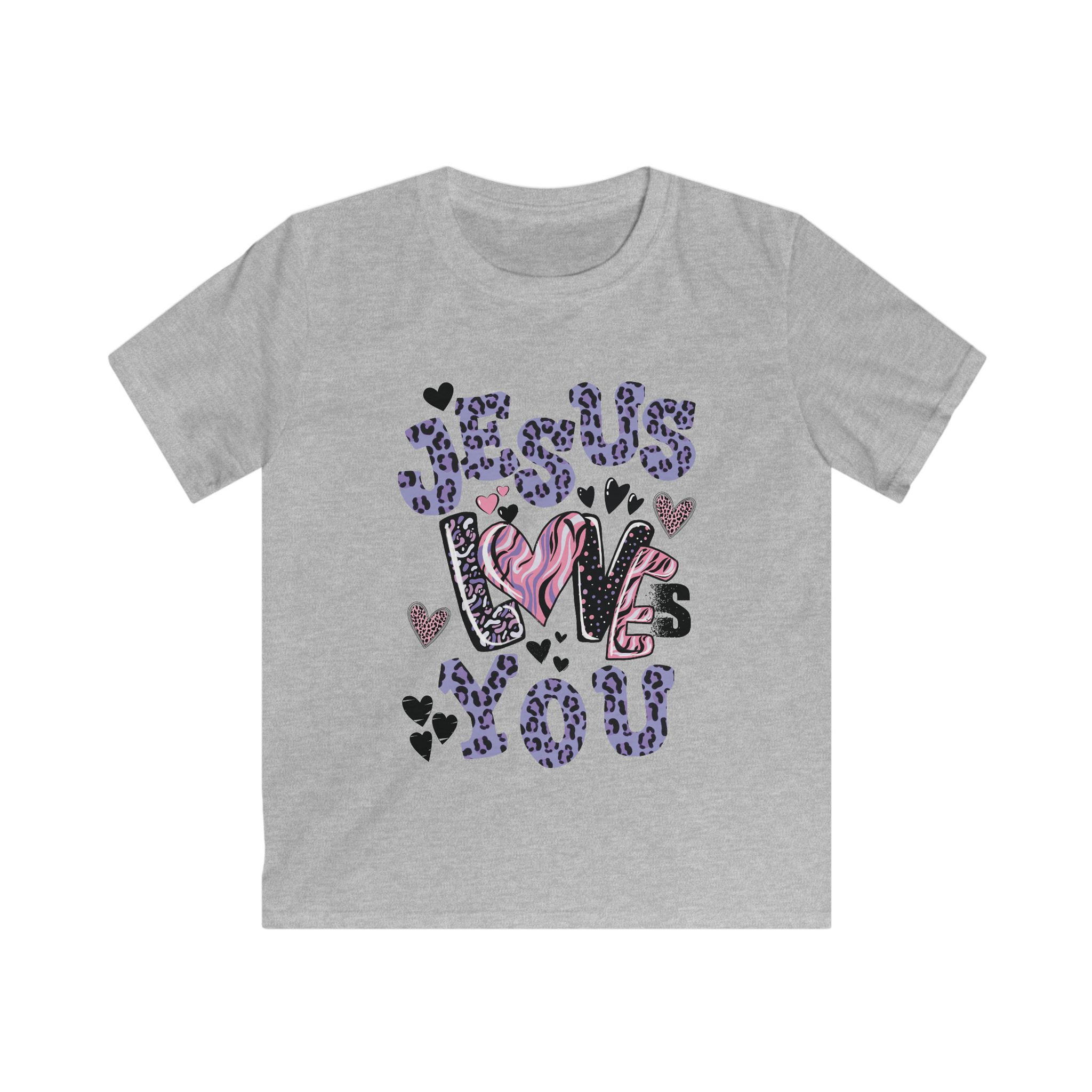 "Jesus Loves You" Kids Softstyle Tee