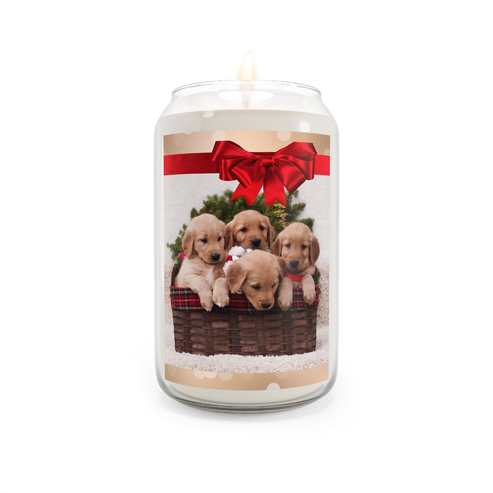 "Santa Paws" Scented Candle, 13.75 oz