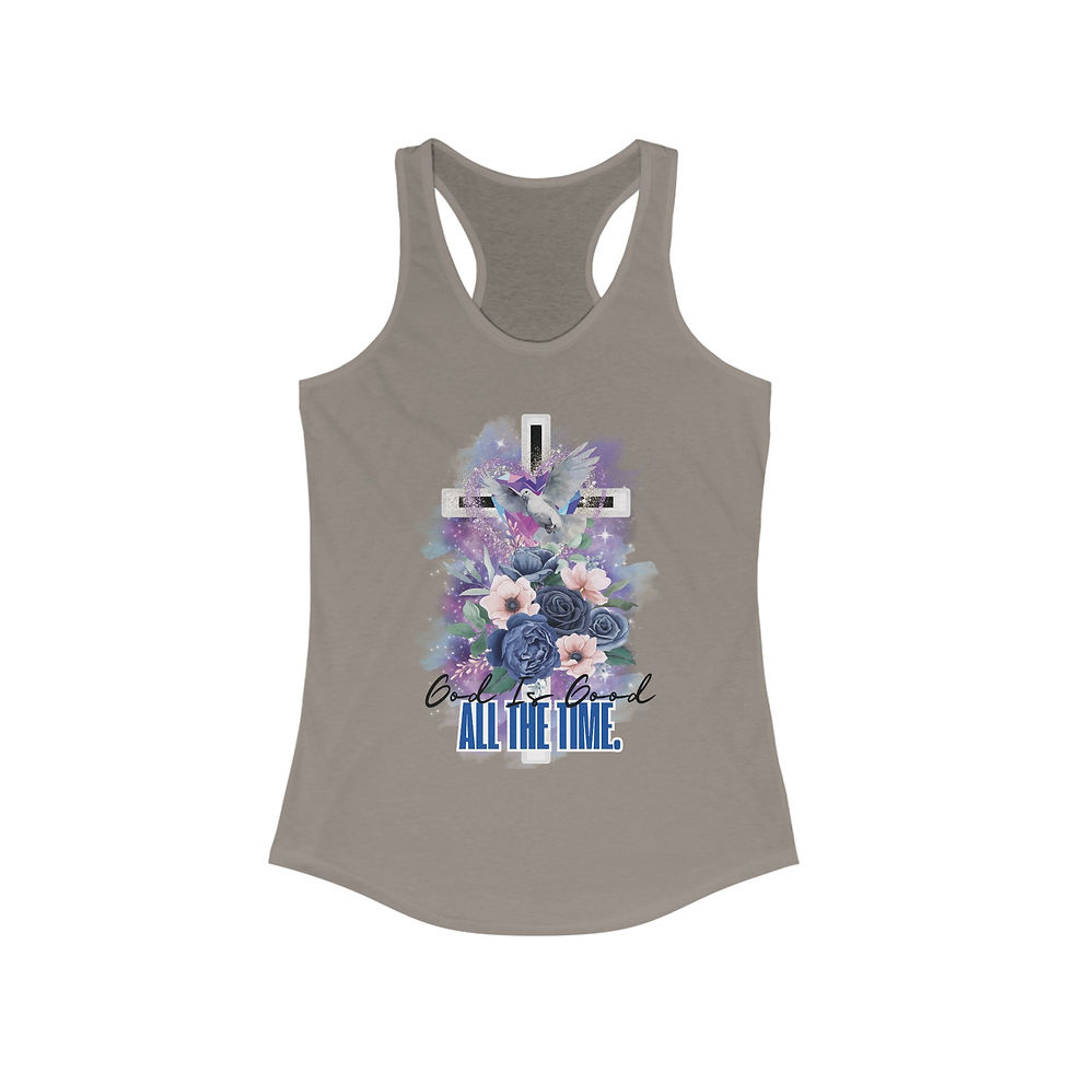 Thumbnail: "God Is Good All The Time" Racerback Style