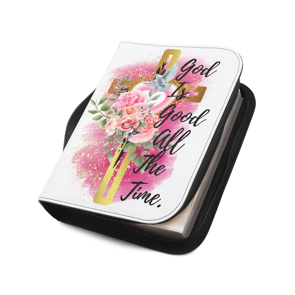 Thumbnail: "God Is Good All The Time" Bible Cover