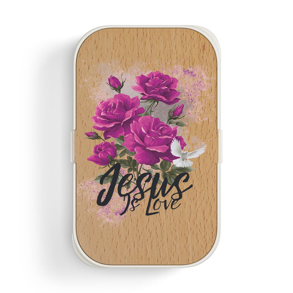 Thumbnail: "Jesus Is Love" Bento Lunch Box