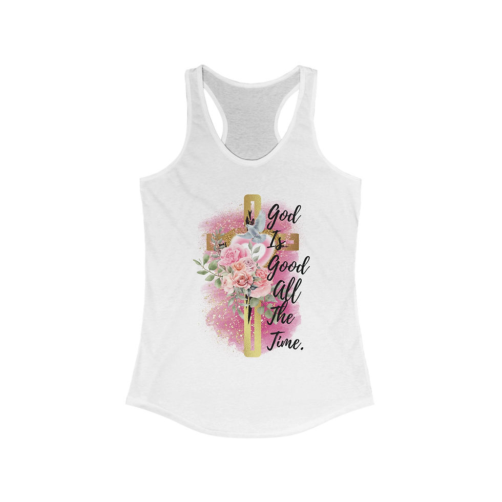 Thumbnail:  "God Is Good All The Time" Racerback Style