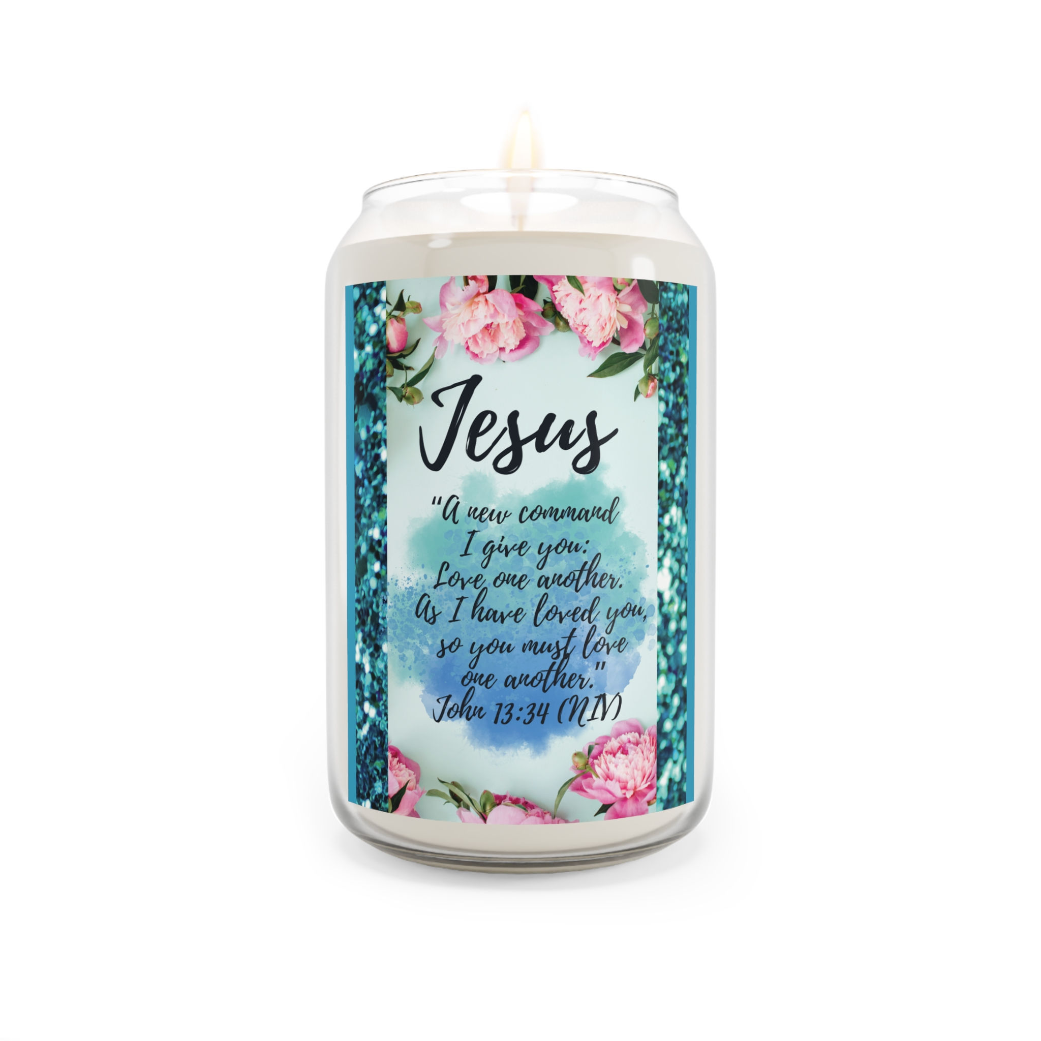 "A new command I give you" Scented Candle, 13.75oz