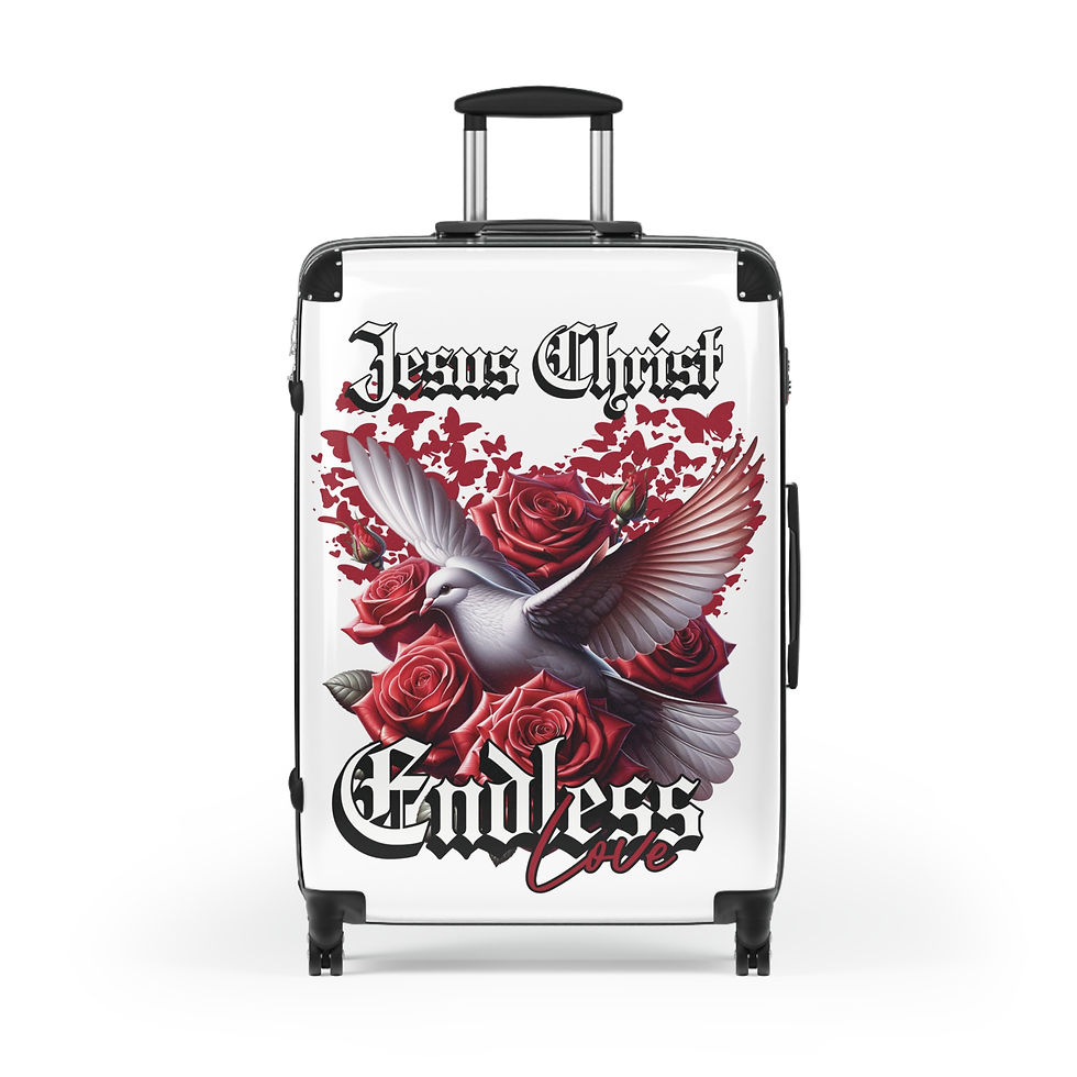  "Jesus Christ: Endless Love" Suitcases