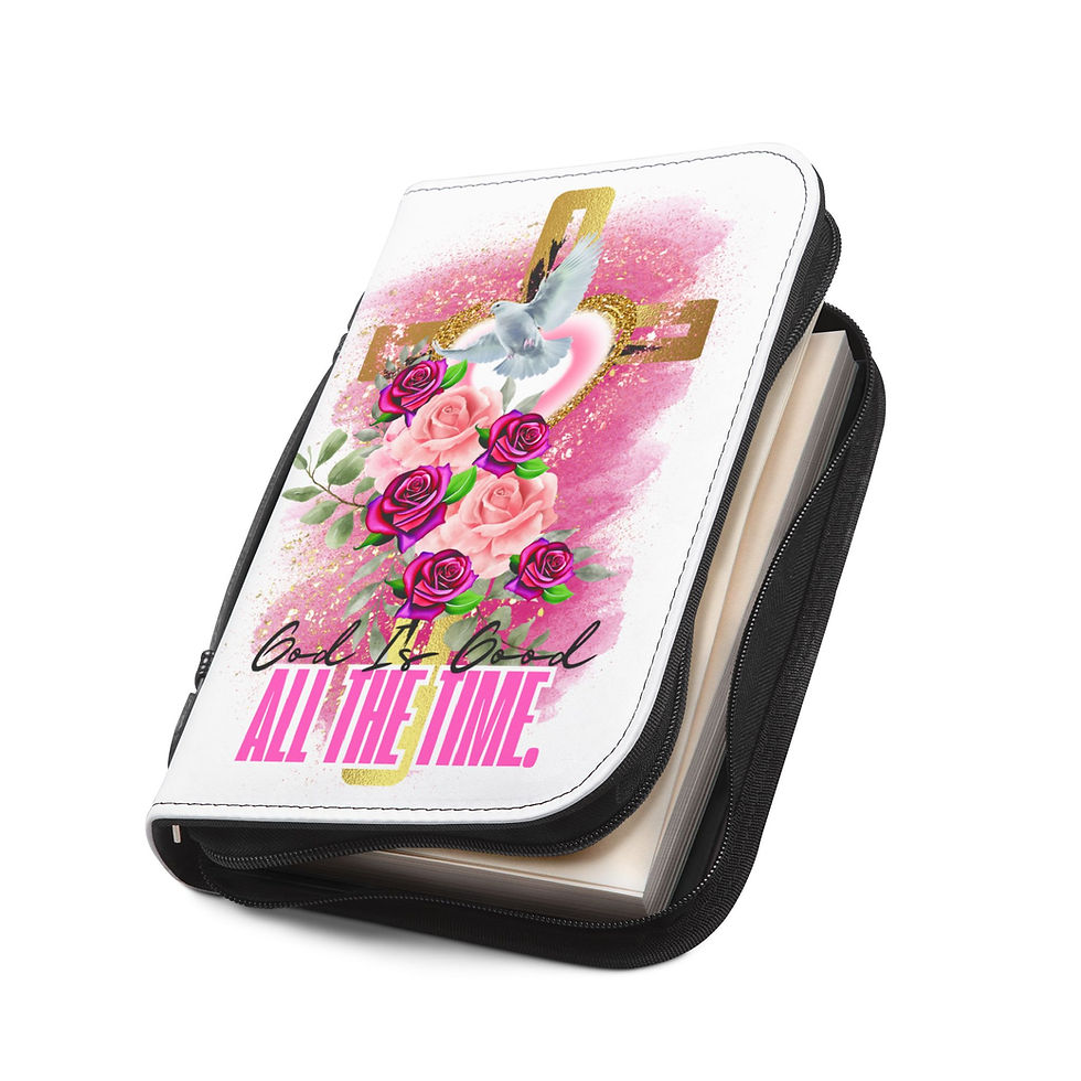 Thumbnail: "God Is Good All The Time" Bible Cover