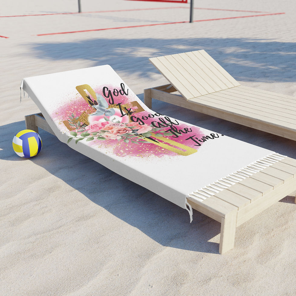 Thumbnail: "God Is Good All The Time" Boho Beach Cloth