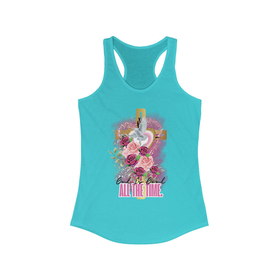 Thumbnail: "God Is Good All The Time" Racerback Style