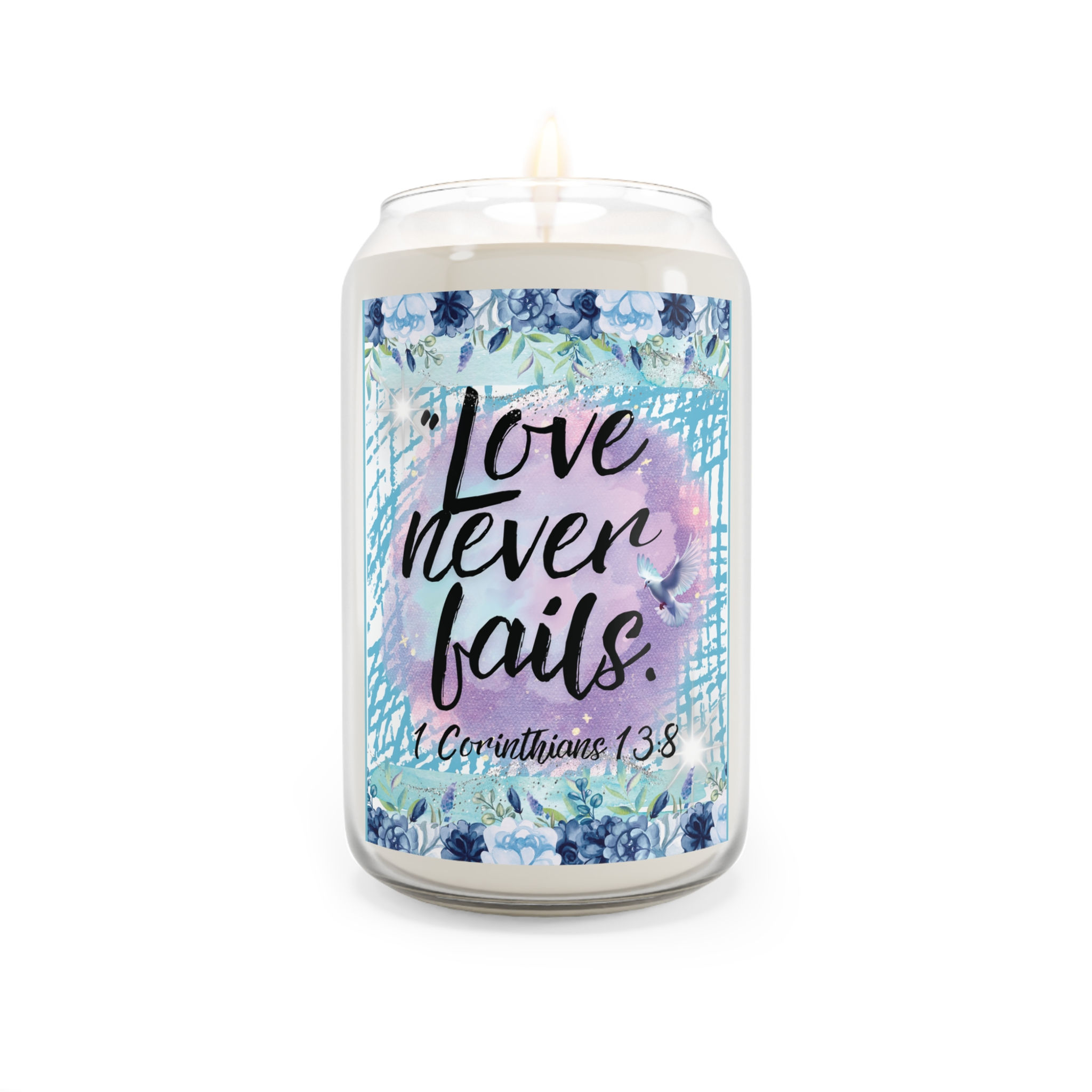 "Love Never Fails" Scented Candle, 13.75oz