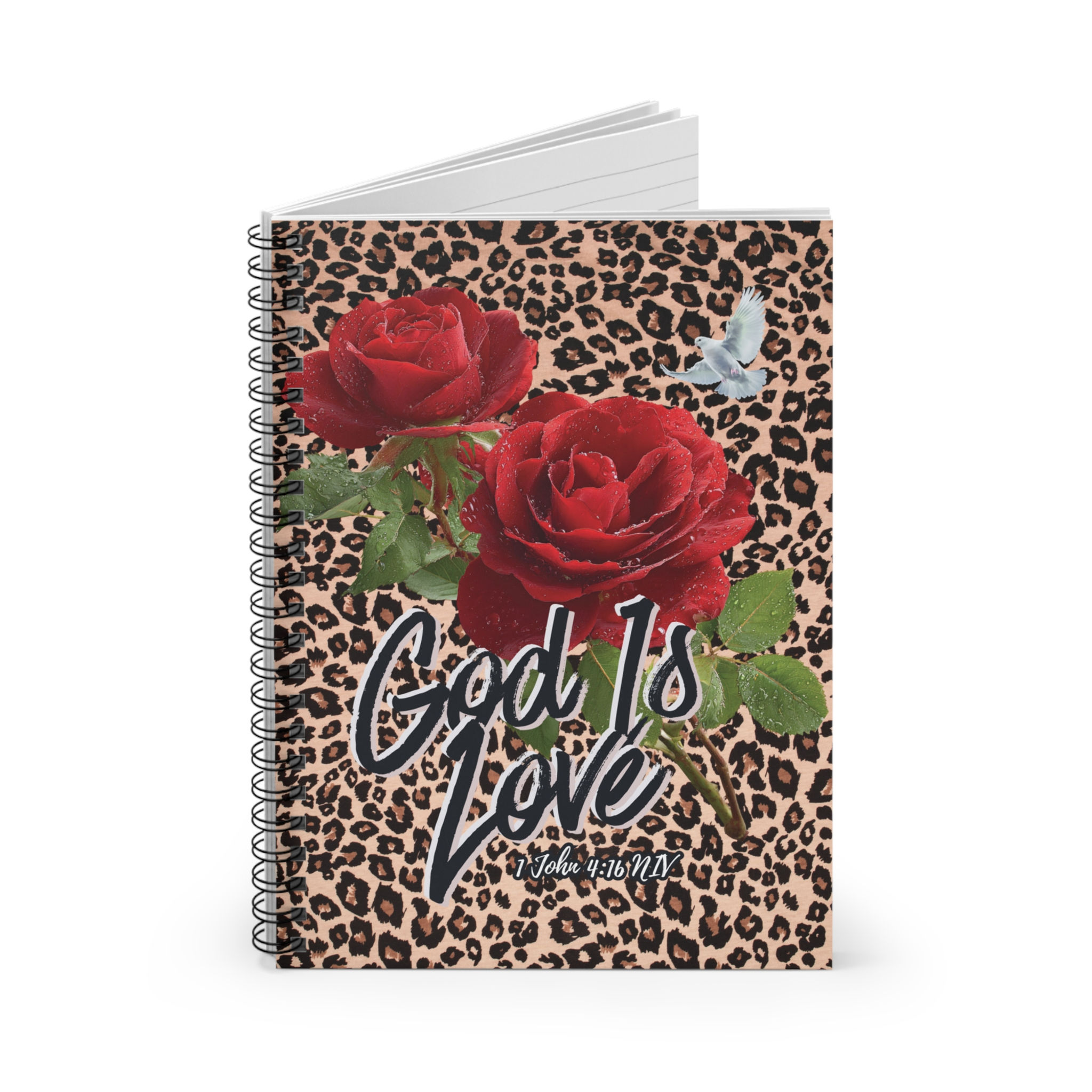 "God Is Love" Spiral Notebook - Ruled Line