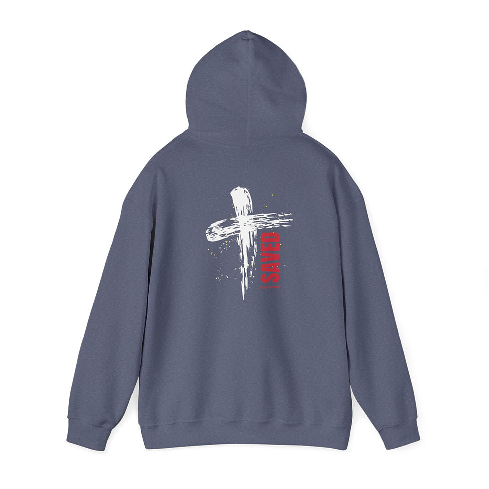 Thumbnail: "Saved" Unisex Hooded Sweatshirt
