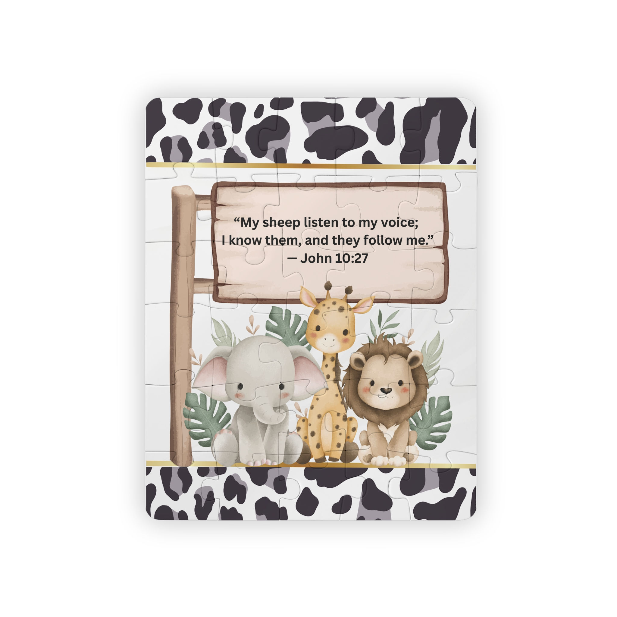 "Safari Babies in Christ" Kids' Puzzle, 30-Piece