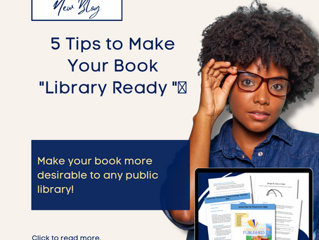 5 Tips to Make Your Book "Library Ready "📚