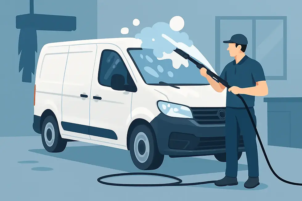 Pakettiautopesu yritykselle ilman yllätyksiä