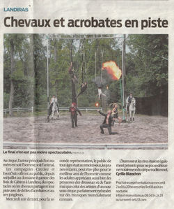Article Sud Ouest 31-7-17