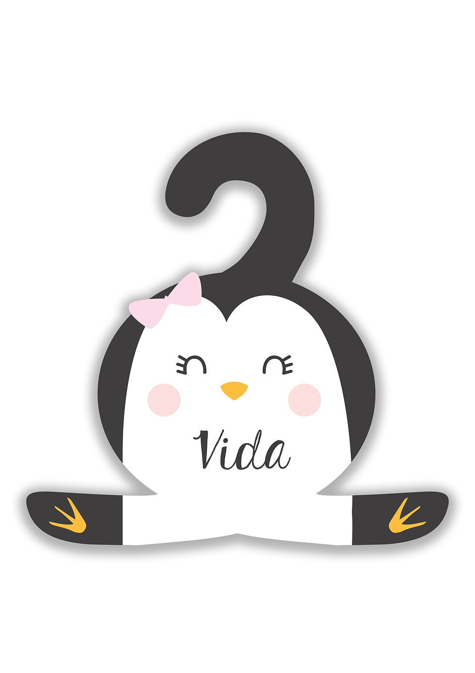 Thumbnail: Personalizirana vješalica PENGUIN