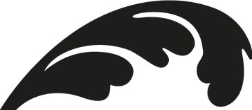 Black Leaf Ornament
