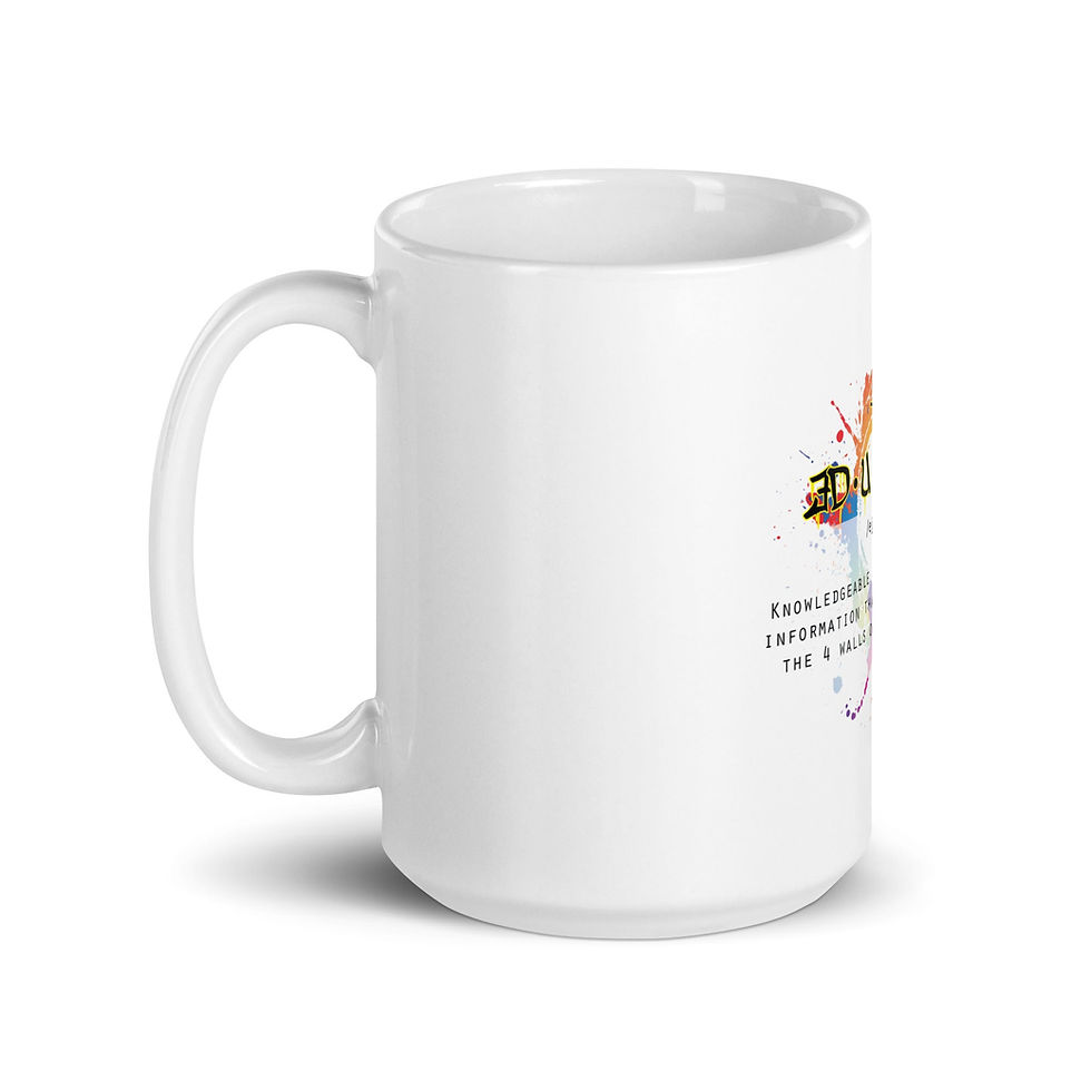 Thumbnail: Educated White glossy mug
