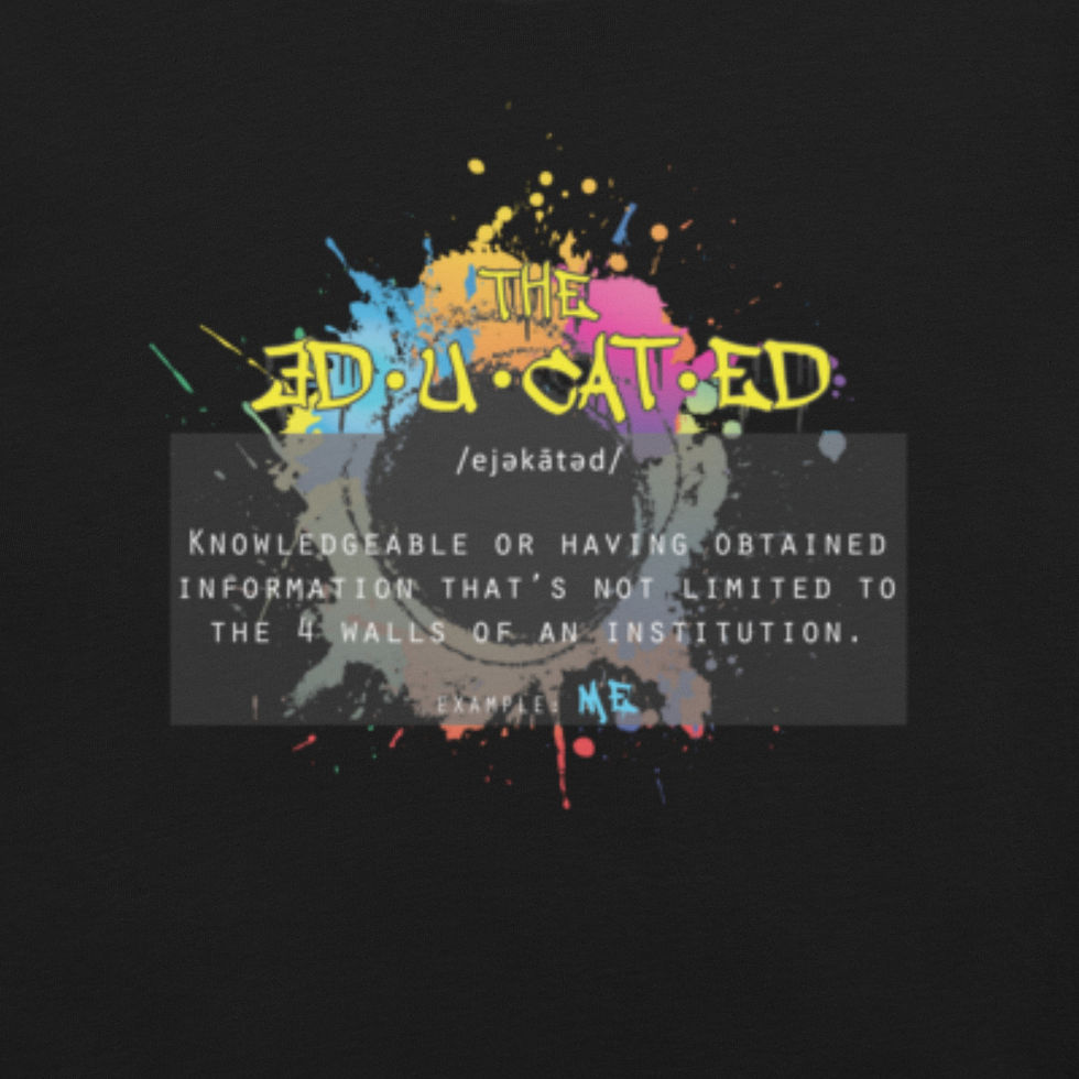Thumbnail: The Educated Definition Unisex t-shirt