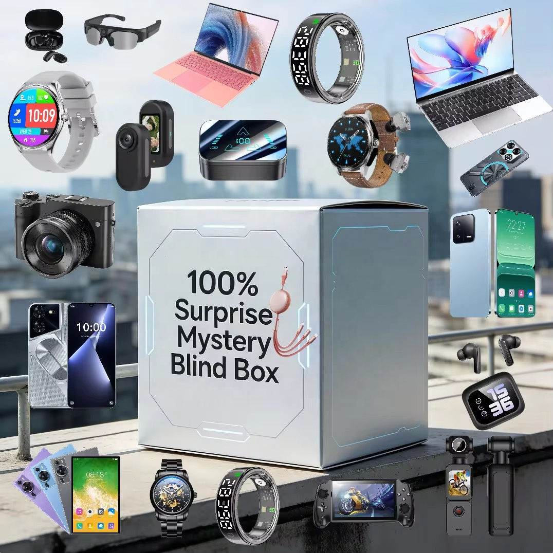 US Direct Shipment Lucky Mystery Box 2026 New TFT Smart Electronic Gadgets Jewel