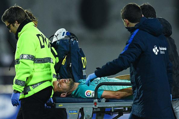 Sergio busquets suffered an injury
